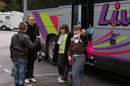 pause sur une aire d'autoroute 